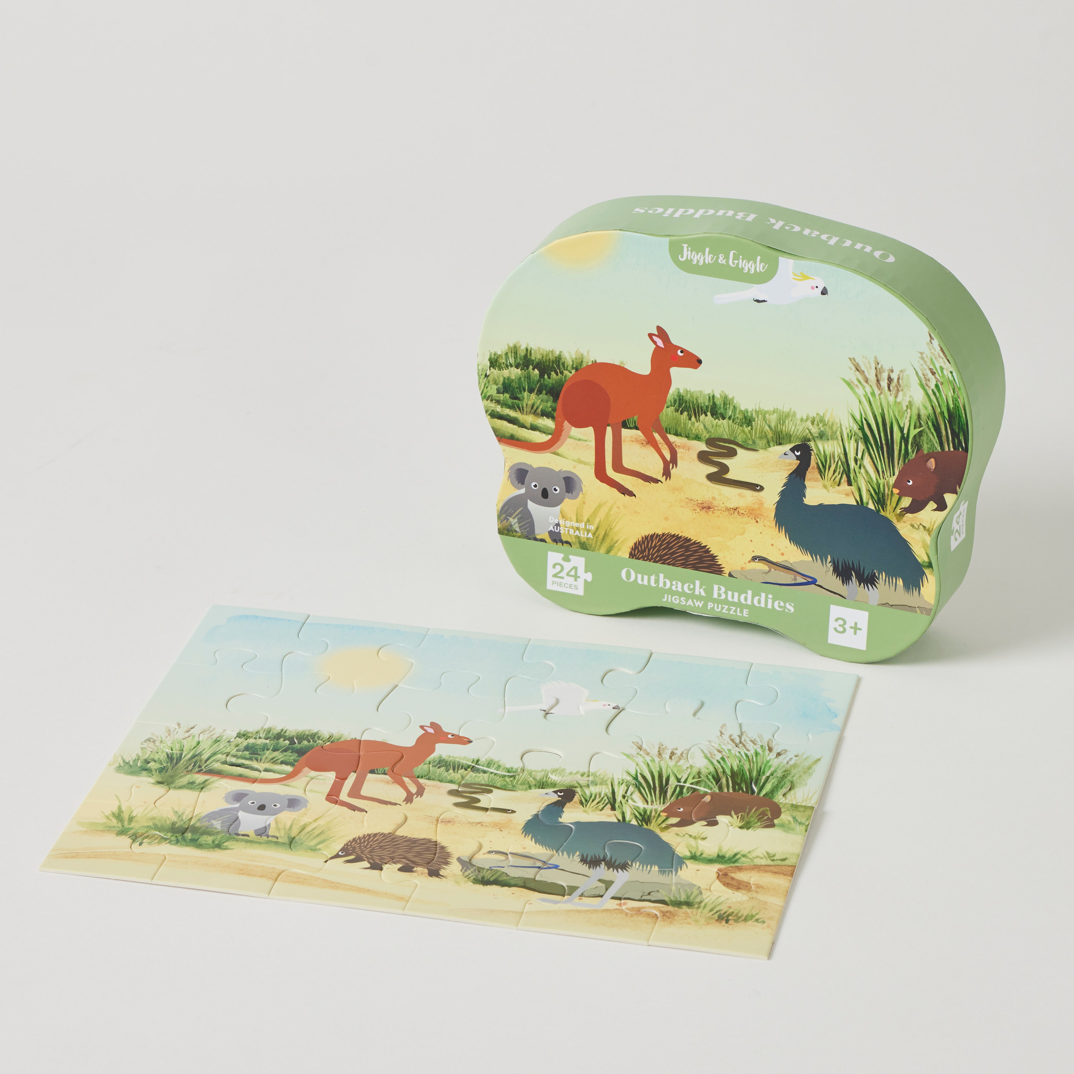 Outback Buddies Jigsaw Puzzle-Jiggle and Giggle