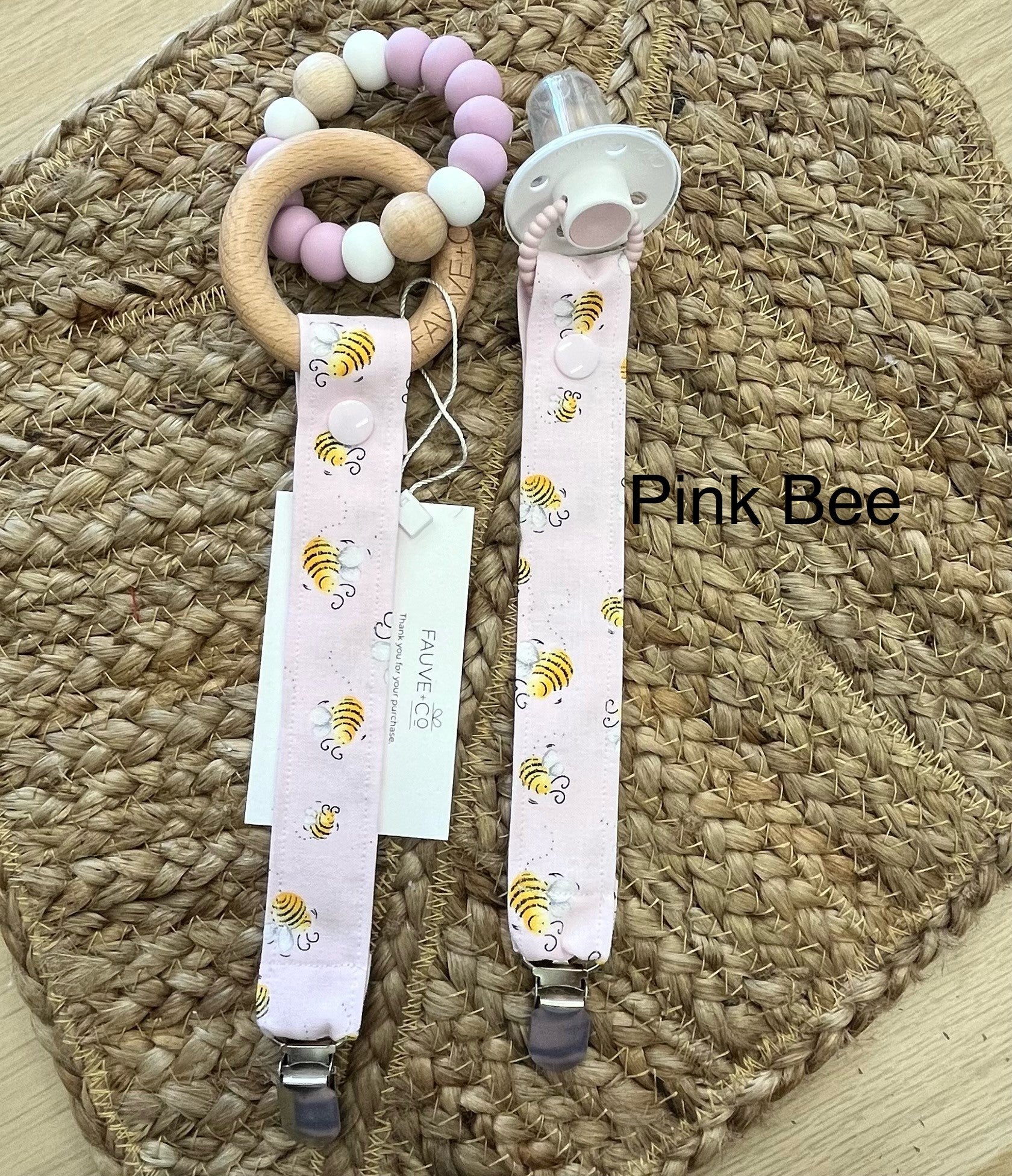 Cotton Pacifier Clips- Everly Lane