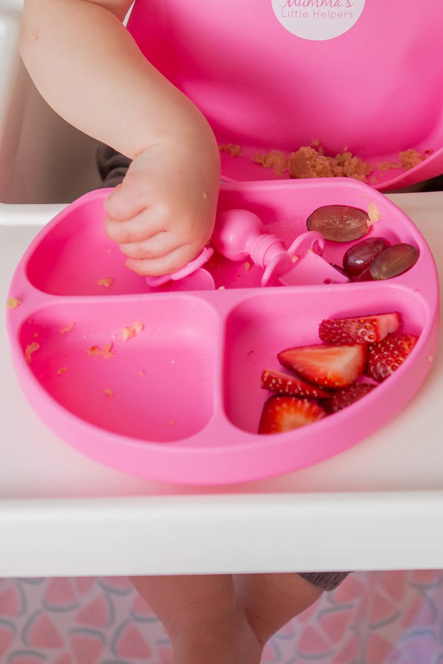 Silicone Suction Plate | Pink