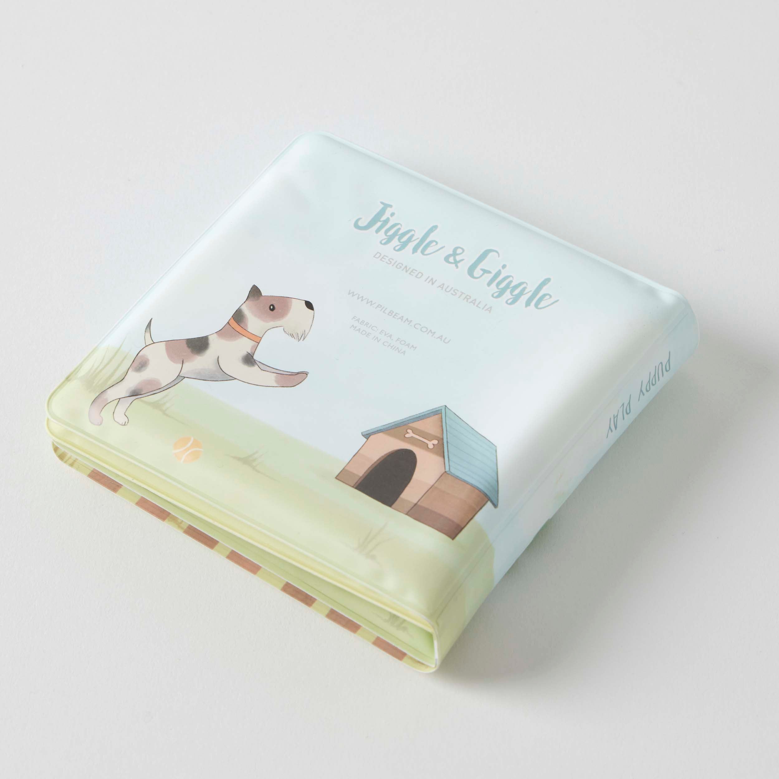 Puppy Play Bath Book- Jiggle and Giggle