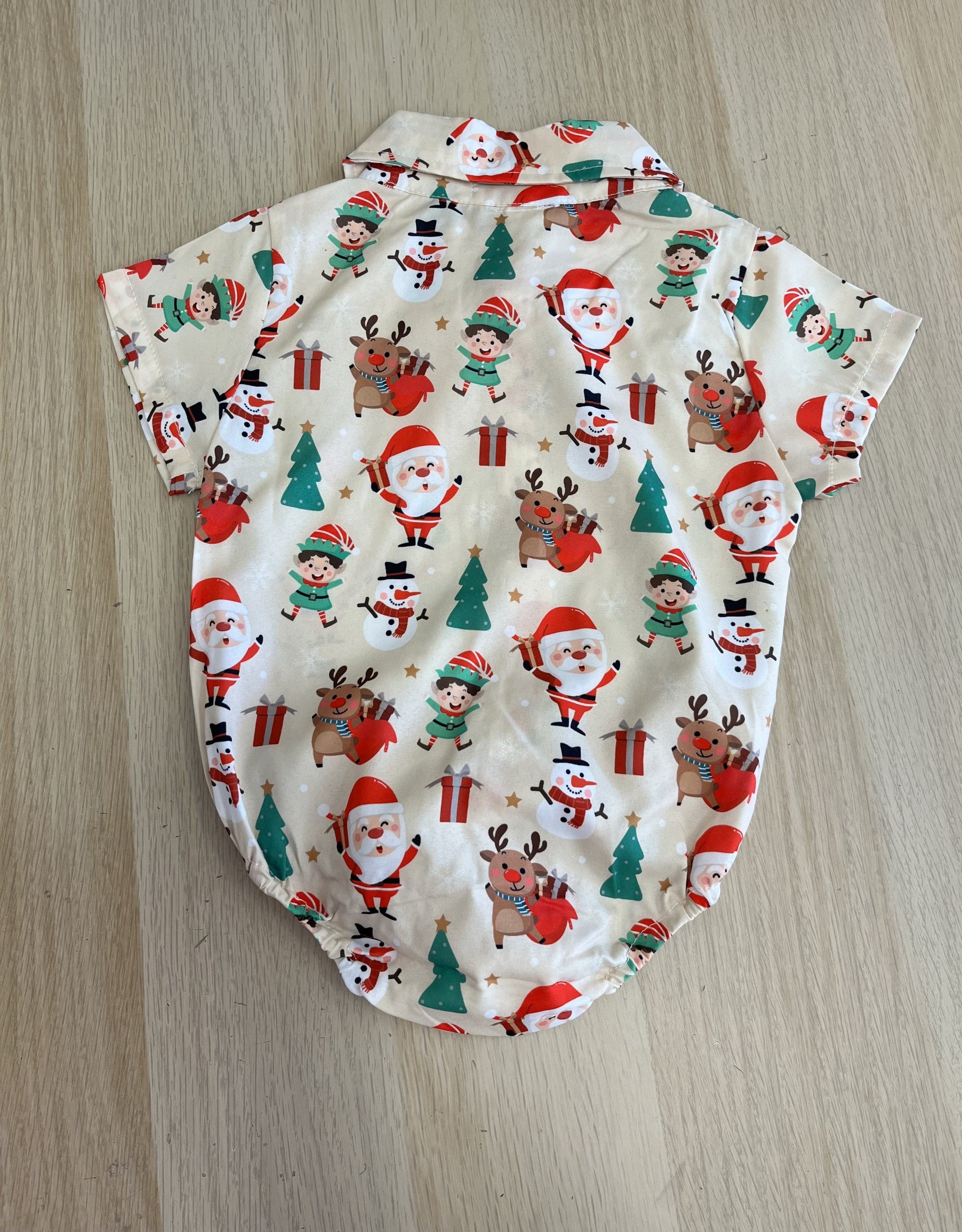 Mr Elf Christmas Romper-Everly Lane