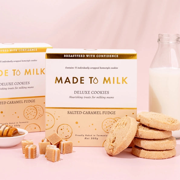 Salted Caramel Fudge Lactation Cookie-Made to Milk