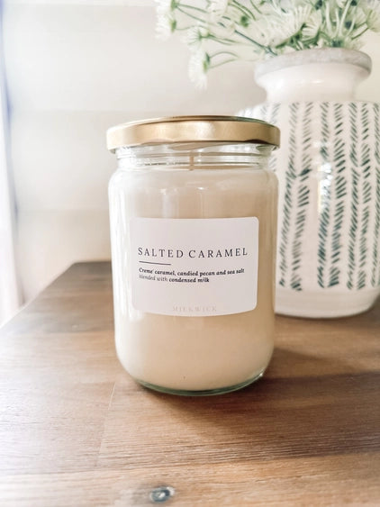 Scented Candle Salted Caramel-MILKWICK