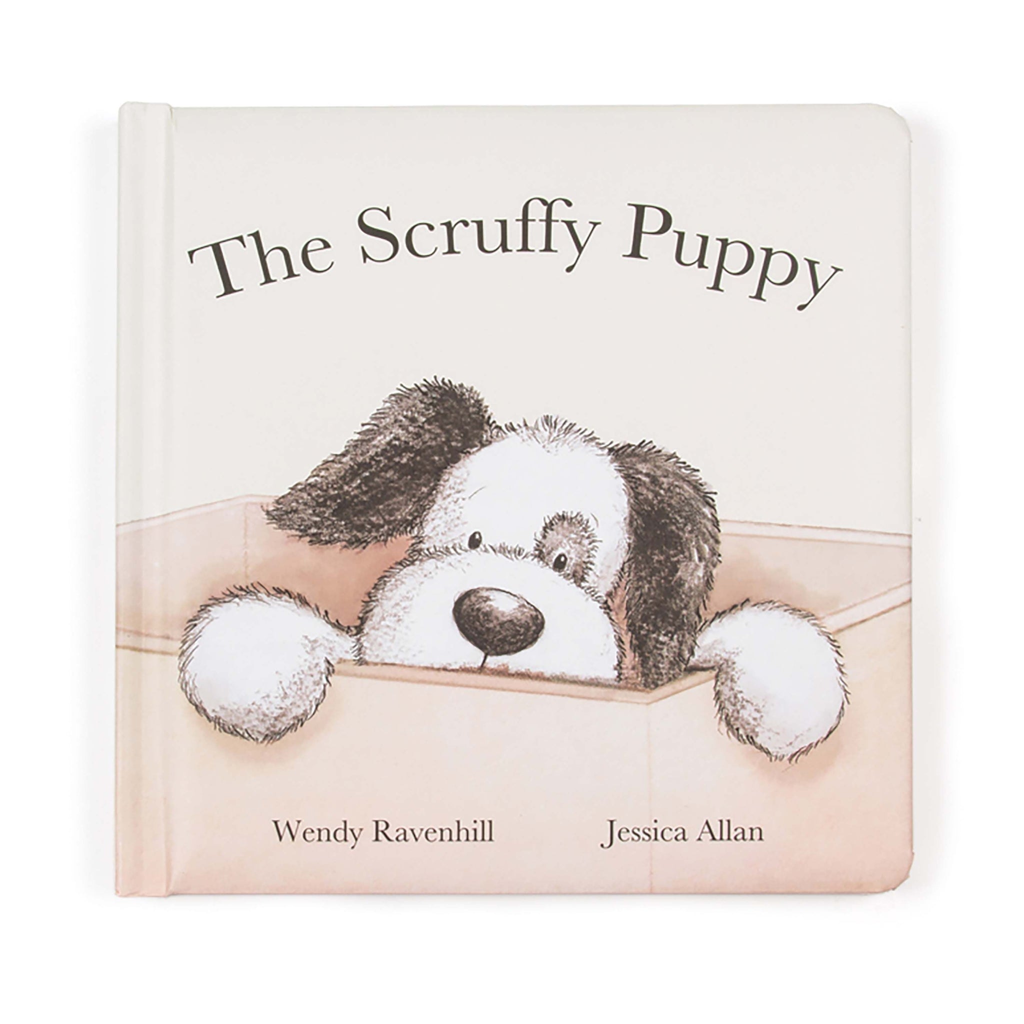 Scruffy Puppy Book- Jellycat