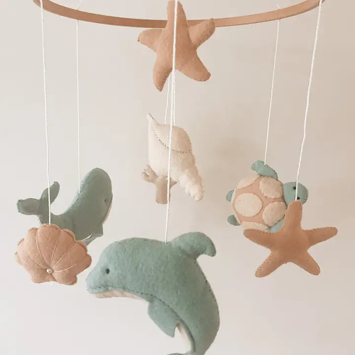 Sea Animals Nursery Mobile- Timber Tinkers