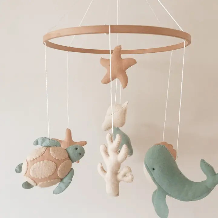 Sea Animals Nursery Mobile- Timber Tinkers