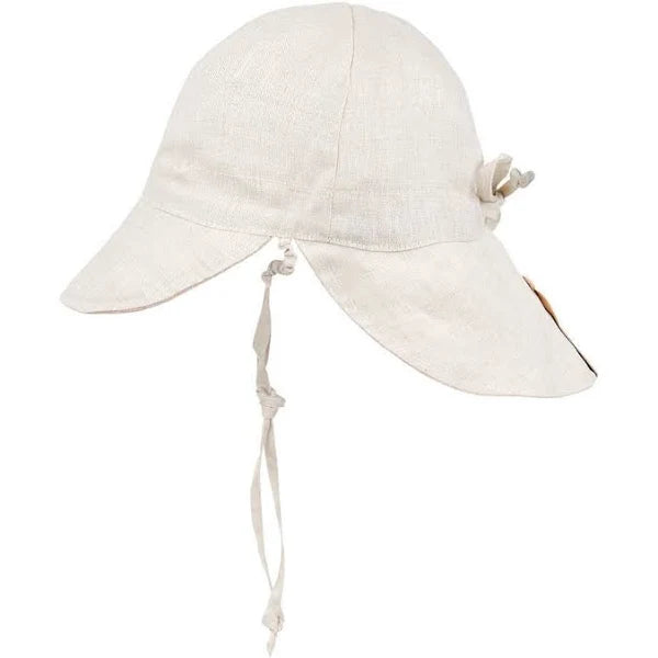 Farah/Flax|Reversible Flap Sun Hat