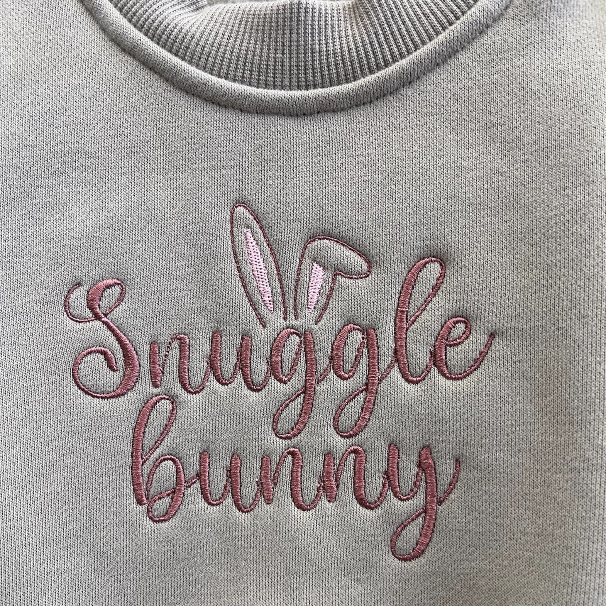 Snuggle Bunny Sage Bubble Romper-Petite & Co