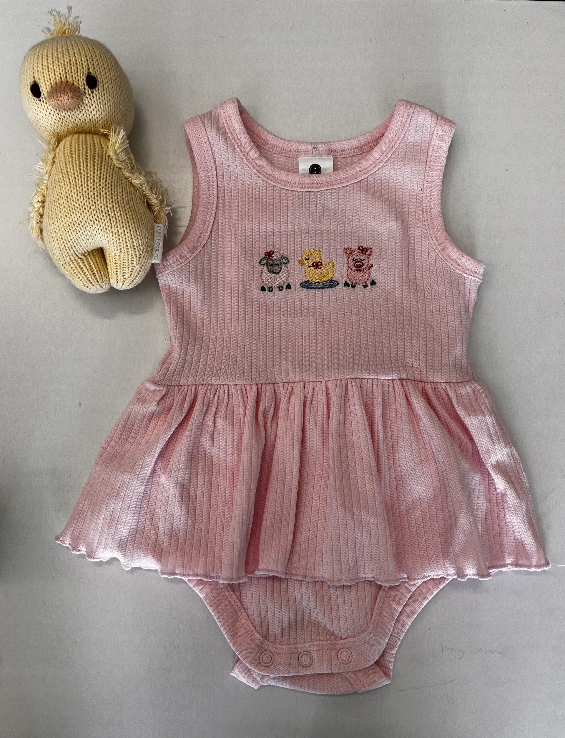 Baby Barnyard Friends Dress-Everly Lane