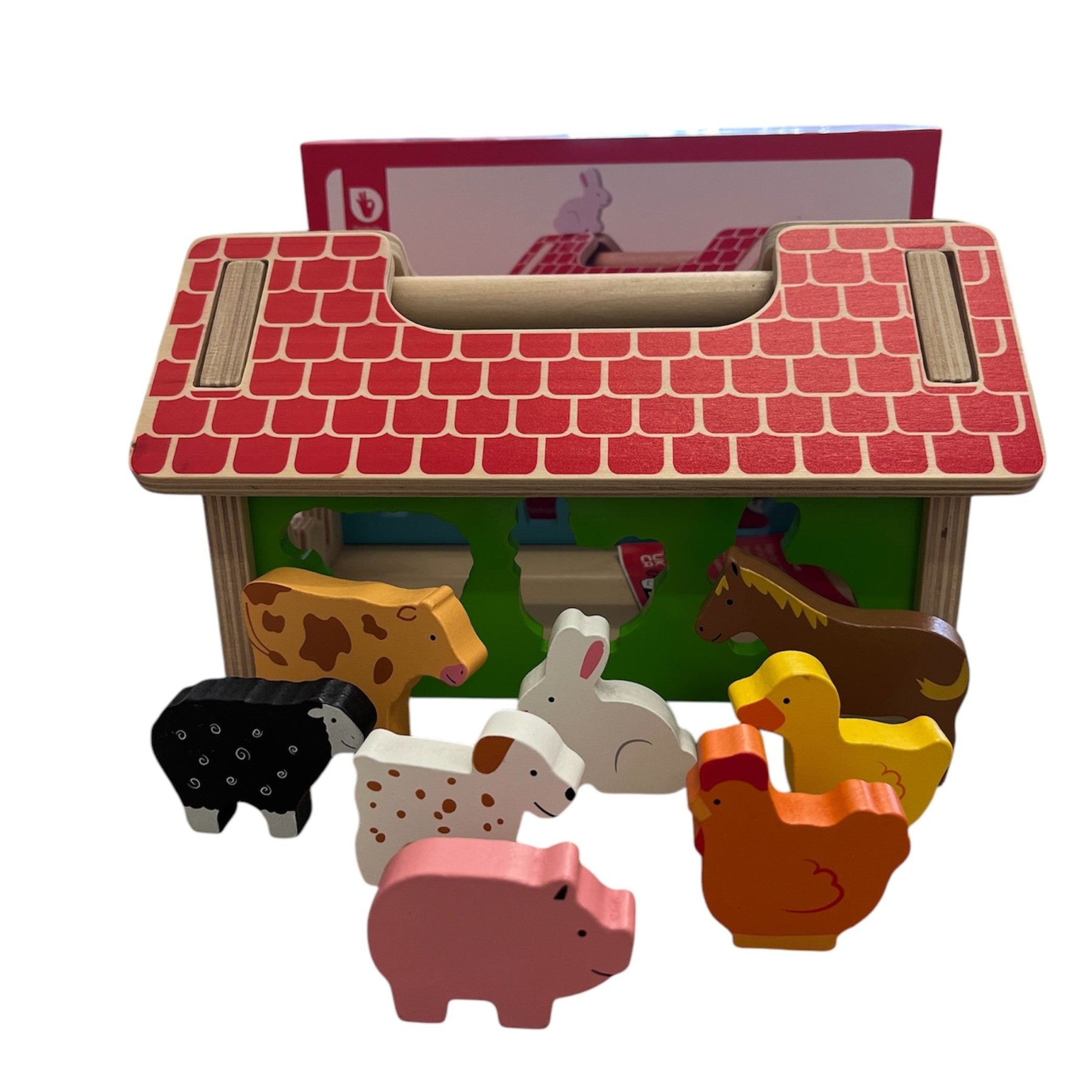 Farm Shape Sorter House-Bigjigs/Artiwood