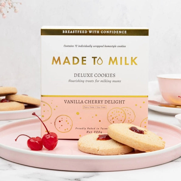 Vanilla Cherry delight Lactation Cookie-Made to Milk