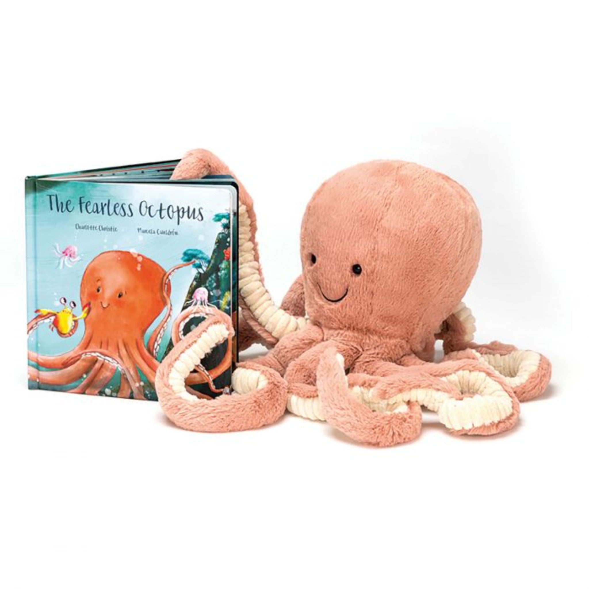 The Fearless Octopus Book matches with Odell the Octopus (sold seperately).