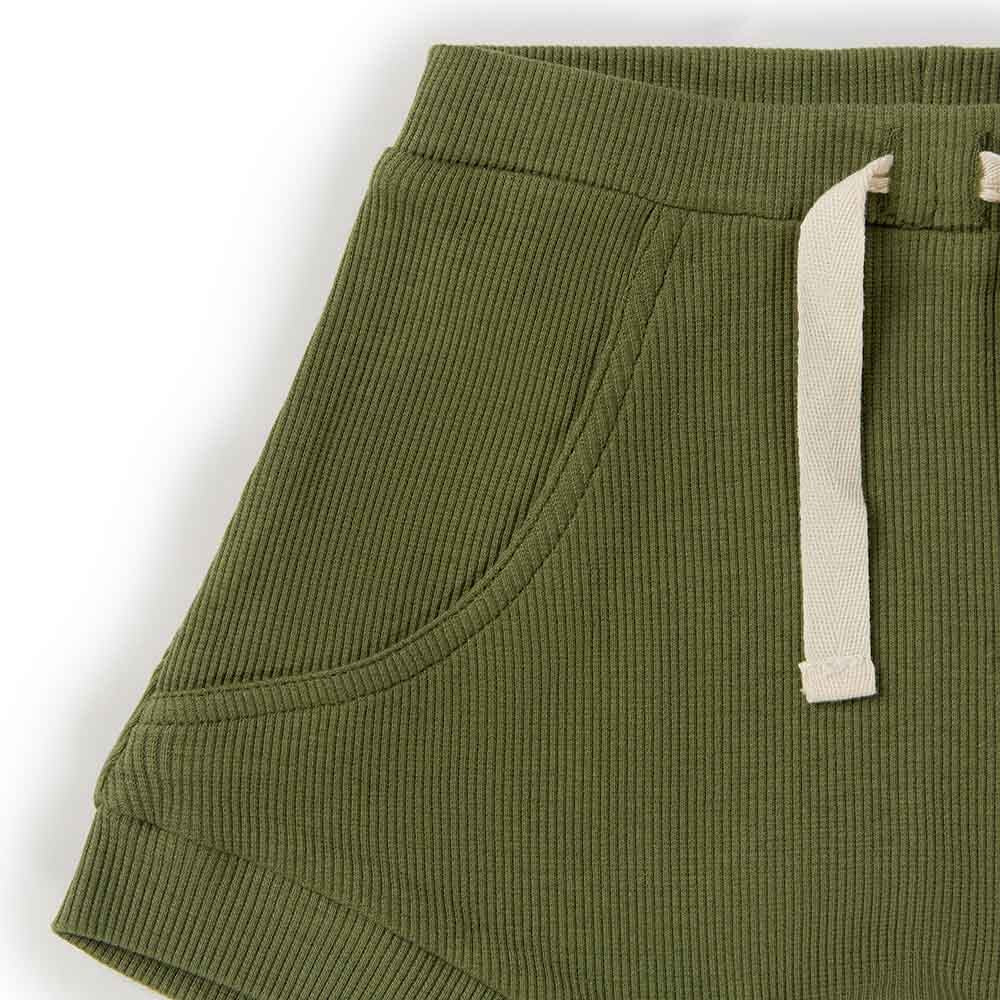 Olive | Organic Shorts