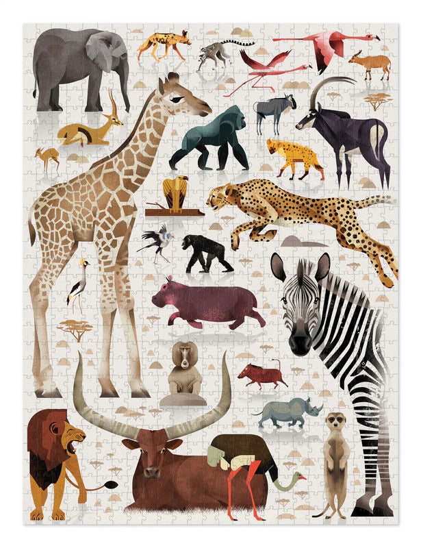 Family Puzzle 750pcs | African Animals