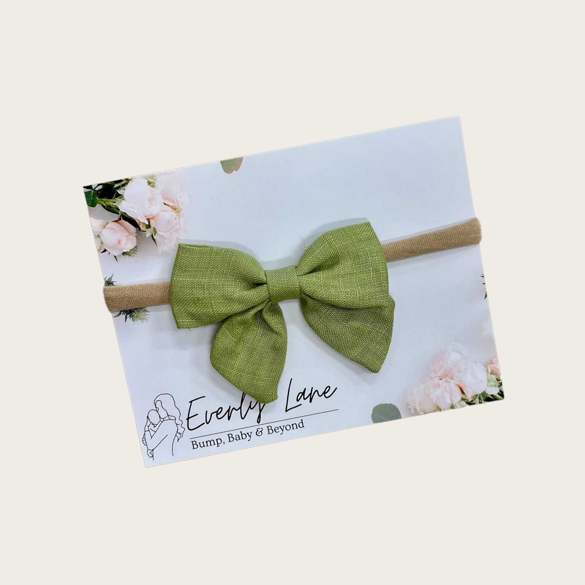 ‘Linen Bow' Headband | Everly Lane