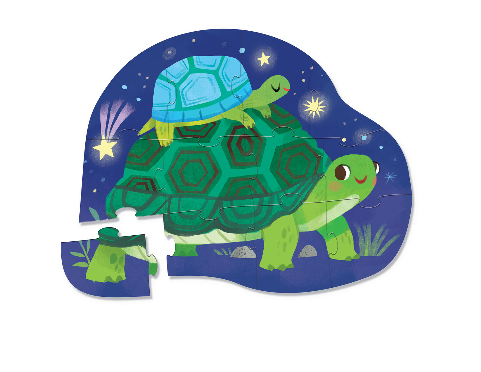Mini Puzzle 12pc | Turtles Together